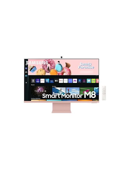 Samsung S32BM80PUU 81,3 cm (32") 3840 x 2160 Pixel 4K Ultra HD Roz, Alb