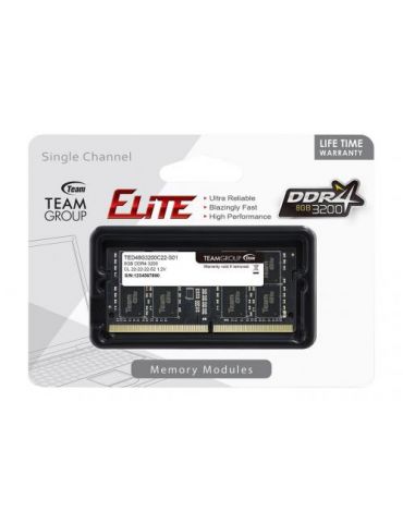 Memorie RAM TeamGroup Elite 8GB  DDR4 3200MHz Team group - 1 - Tik.ro