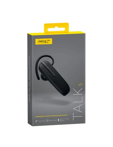 Jabra Talk 5 Căști Fără fir Cârlig-ureche, În ureche Apeluri Muzică Bluetooth Negru