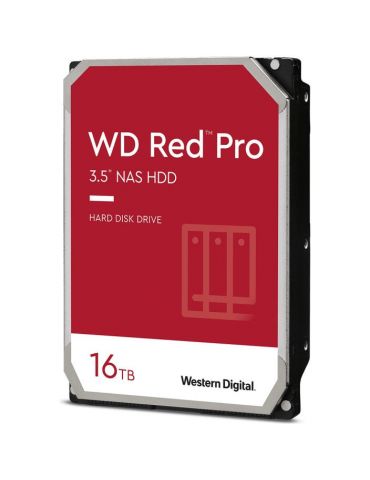 Hard disk WD Red Pro 16TB SATA-III 3.5 inch 7200rpm 512MB Bulk Wd - 1 - Tik.ro