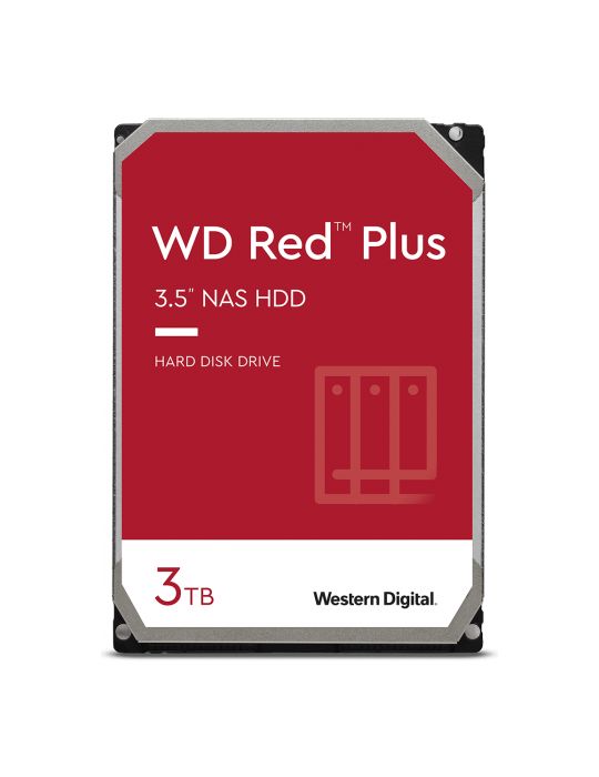 Hard disk Western Digital Red Plus  3TB  SATA III  128MB  3.5" Wd - 1