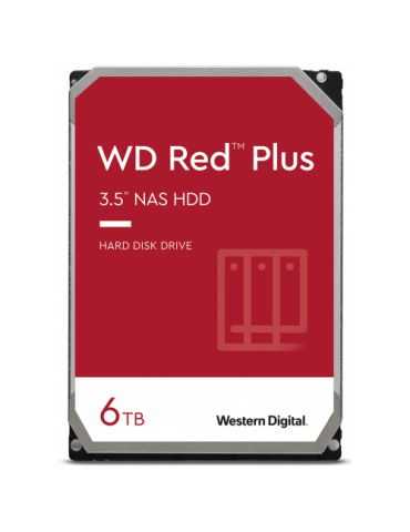 Hard Disk Western Digital Red Plus NAS 6TB SATAIII 5640RPM 128MB  3.5" Wd - 1