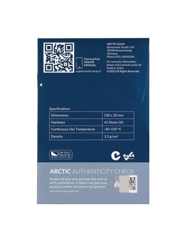 ARCTIC TP-3 Pad termic