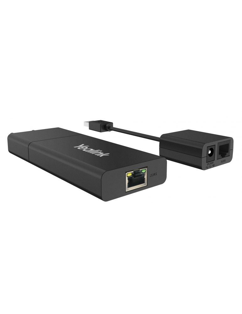 Yealink USB2CAT5E-EXT Transmițător & receptor rețea Negru