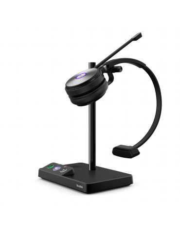 Yealink WH62 Mono Teams Sistem personal de conferințe audio Fără fir Bandă de fixare pe cap Birou Call center Micro-USB Stand - Tik.ro