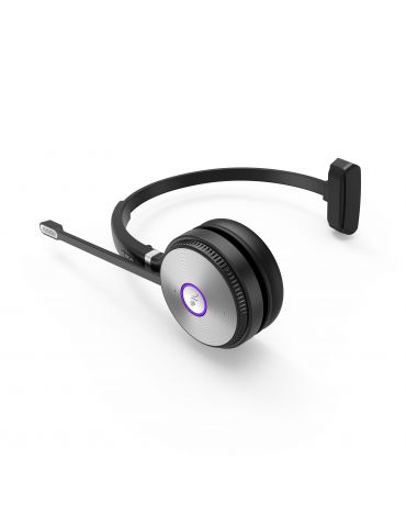 Yealink WH62 Mono Teams Sistem personal de conferințe audio Fără fir Bandă de fixare pe cap Birou Call center Micro-USB Stand