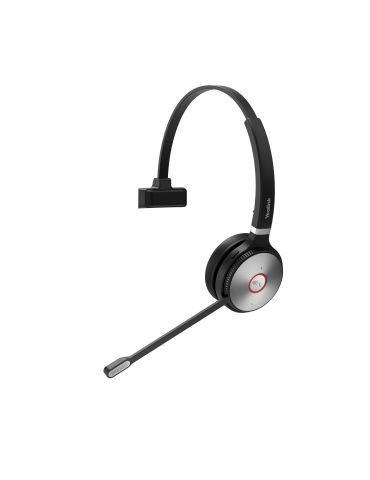 Yealink WH62 Mono Teams Sistem personal de conferințe audio Fără fir Bandă de fixare pe cap Birou Call center Micro-USB Stand