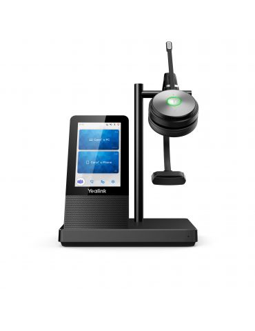 Yealink WH66 Mono UC Sistem personal de conferințe audio Fără fir Bandă de fixare pe cap Birou Call center USB Tip-A Bluetooth - Tik.ro