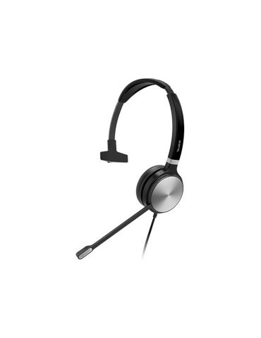 Yealink UH36 Mono Căști Prin cablu Bandă de fixare pe cap Birou Call center USB Tip-A Negru, Argint