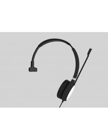 Yealink UH36 Mono Căști Prin cablu Bandă de fixare pe cap Birou Call center USB Tip-A Negru, Argint