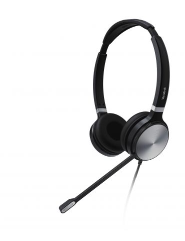 Yealink UH36 Dual Teams USB-C Căști Prin cablu Bandă de fixare pe cap Birou Call center USB tip-C Negru, Argint - Tik.ro