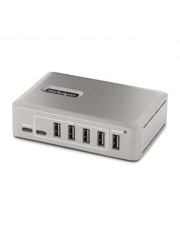 StarTech.com 10G8A2CS-USB-C-HUB hub-uri de interfață USB 3.2 Gen 2 (3.1 Gen 2) Type-C 10000 Mbit s Gri - Tik.ro