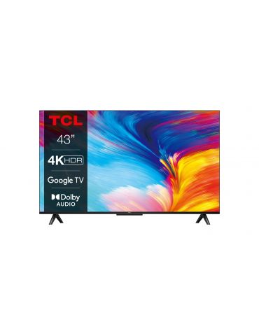 TCL P63 Series 43P635 televizor 109,2 cm (43") 4K Ultra HD Smart TV Wi-Fi Negru - Tik.ro