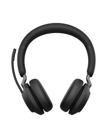 Jabra Evolve2 65, MS Stereo Căști Fără fir Bandă de fixare pe cap Birou Call center USB tip-C Bluetooth Negru