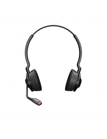 Jabra Engage 55 Căști Fără fir Bandă de fixare pe cap Birou Call center Negru, Titan