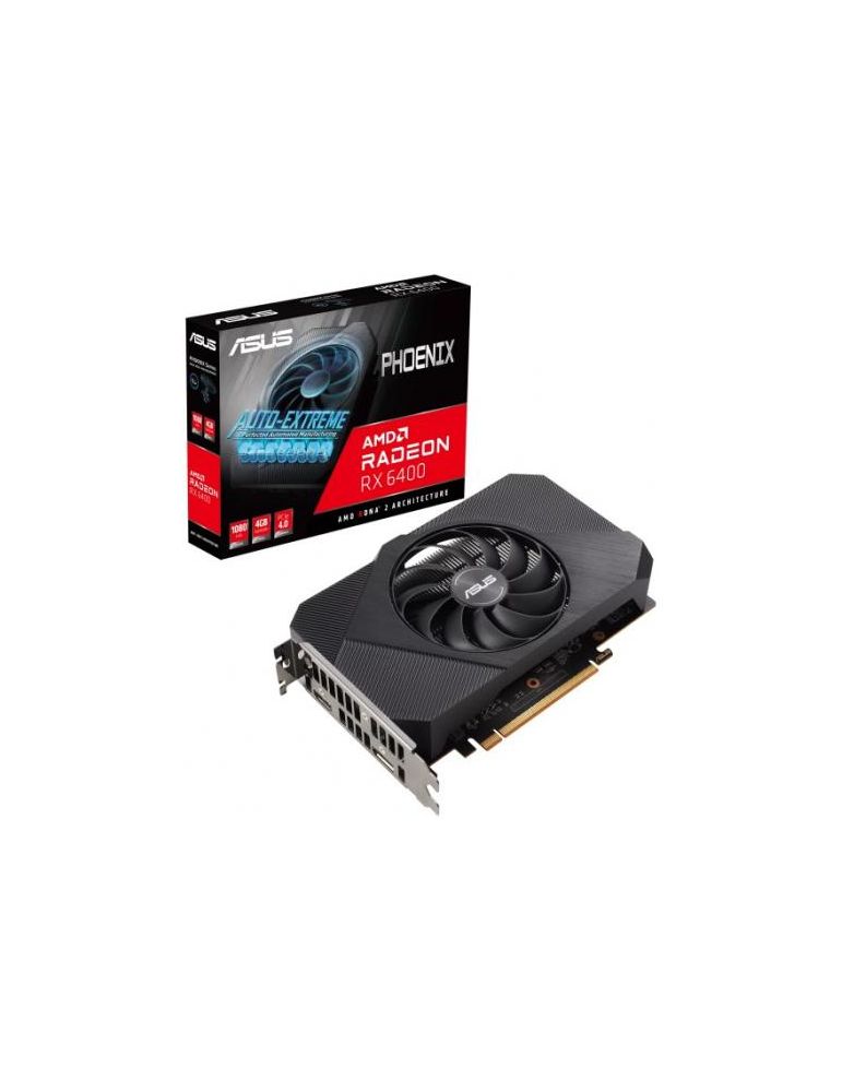 Placa video Asus AMD Radeon RX 6400 Phoenix 4GB, GDDR6, 64bit