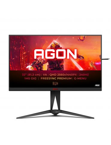 AOC AGON 5 AG325QZN EU LED display 80 cm (31.5") 2560 x 1440 Pixel Quad HD Negru - Tik.ro