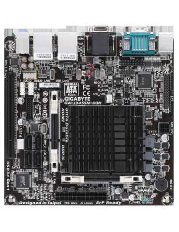 Placa de baza gigabyte j3455n-d3h intel quad-core celeron j3455 soc Gigabyte - 1