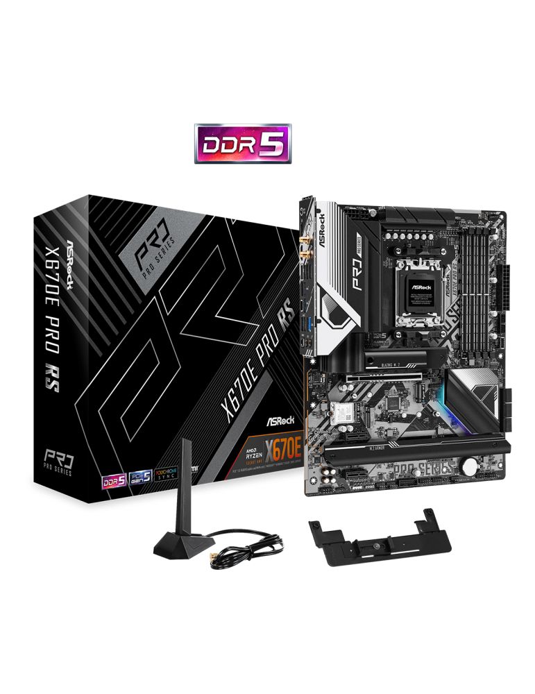 Placa de baza ASRock X670E PRO RS, AMD X670, Socket AM5, ATX