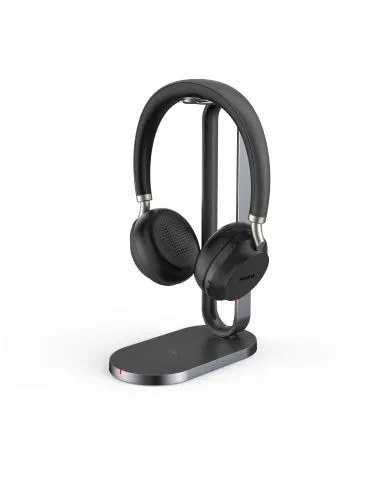 Yealink BH72 Teams + BHC76 Căști Fără fir Bandă de fixare pe cap Birou Call center USB Tip-A Bluetooth Stand de încărcare Negru