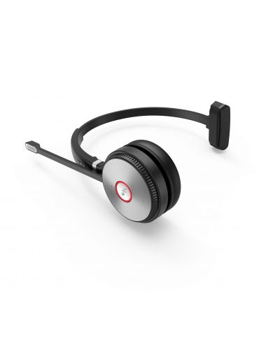 Yealink WH62 Mono Teams Sistem personal de conferințe audio Fără fir Bandă de fixare pe cap Birou Call center Micro-USB Stand