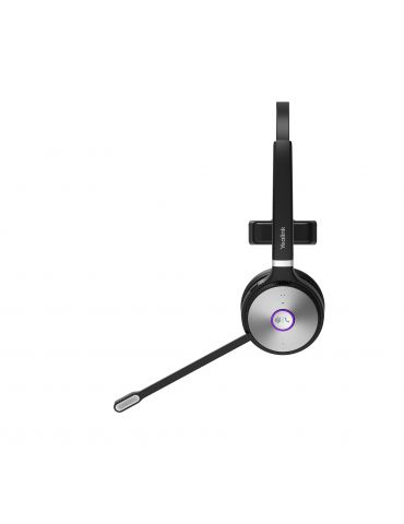 Yealink WH62 Mono Teams Sistem personal de conferințe audio Fără fir Bandă de fixare pe cap Birou Call center Micro-USB Stand