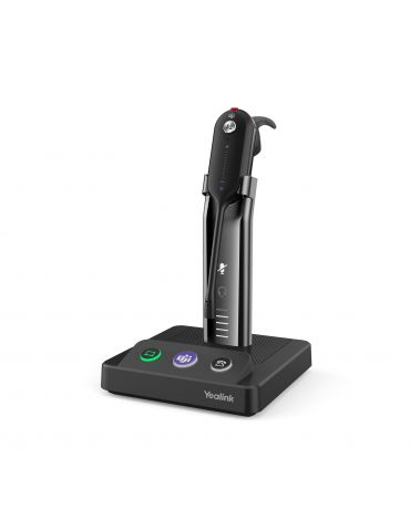 Yealink WH63 UC Sistem personal de conferințe audio Fără fir Cârlig-ureche, Bandă de fixare pe cap, În ureche, Bandă gât - Tik.ro