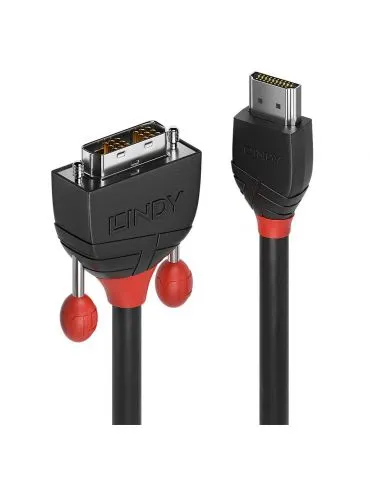 Lindy 36271 adaptor pentru cabluri video 1 m HDMI Tip A (Standard) DVI-D Negru - Tik.ro