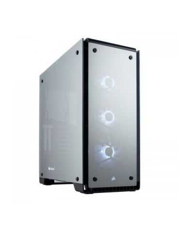 Carcasa Corsair Crystal Series 570X RGB Black, Fara sursa Corsair - 1