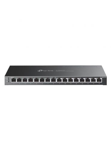 TP-Link TL-SG2016P switch-uri L2 L3 L4 Gigabit Ethernet (10 100 1000) Power over Ethernet (PoE) Suport Negru - Tik.ro