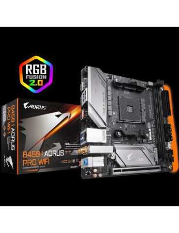 Placa de baza gigabyte b450 i aorus pro wifi amd Gigabyte - 1