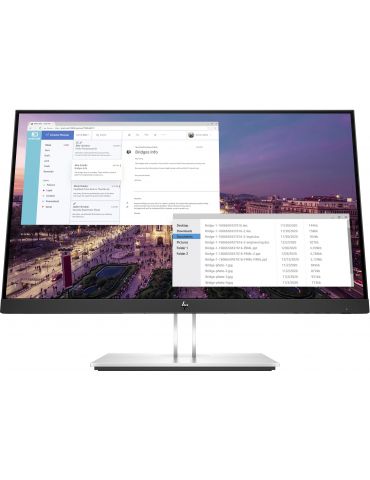 HP E-Series E23 G4 58,4 cm (23") 1920 x 1080 Pixel Full HD LCD Negru, Argint