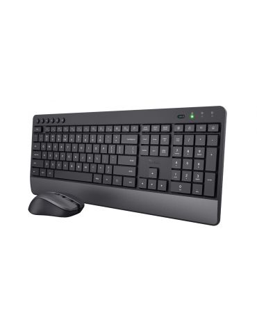 Trust Trezo tastaturi Mouse inclus RF fără fir QWERTY Engleză SUA Negru - Tik.ro