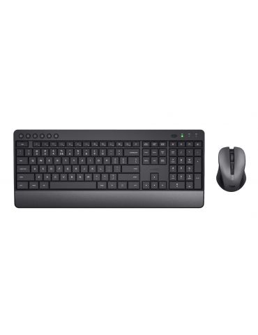 Trust Trezo tastaturi Mouse inclus RF fără fir QWERTY Engleză SUA Negru