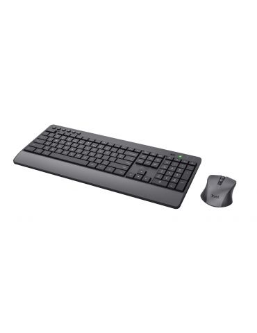 Trust Trezo tastaturi Mouse inclus RF fără fir QWERTY Engleză SUA Negru