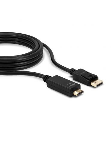 Lindy 36922 adaptor pentru cabluri video 2 m DisplayPort HDMI Tip A (Standard) Negru