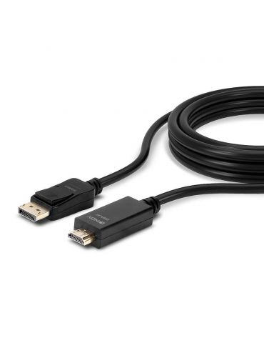 Lindy 36922 adaptor pentru cabluri video 2 m DisplayPort HDMI Tip A (Standard) Negru