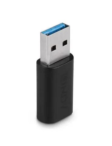 Lindy 41904 adaptor mufă cablu USB 3.2 Type A USB 3.2 Type C Negru - Tik.ro