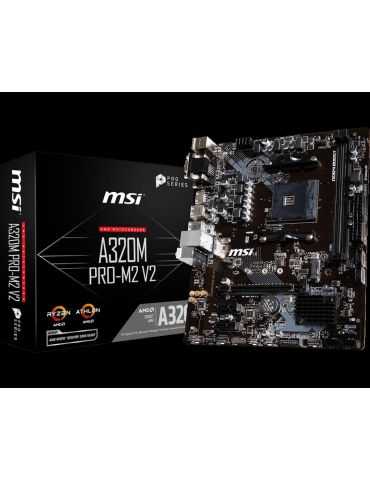 Placa de baza msi socket am4 a320m pro-m2 v2 chipset Msi - 1