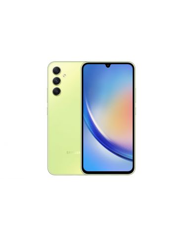 Samsung Galaxy A34 5G SM-A346B DSN 16,8 cm (6.6") Dual SIM hibrid Android 13 USB tip-C 6 Giga Bites 128 Giga Bites 5000 mAh - Tik.ro