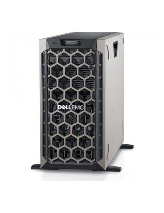 Server Dell PowerEdge T440, Intel Xeon Silver 4208, RAM 16GB, HDD 600GB, PERC H750, PSU 2x 495W, No OS Dell emc - 1