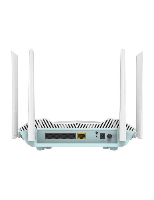 D-Link R32 router wireless Gigabit Ethernet Bandă dublă (2.4 GHz  5 GHz) Alb