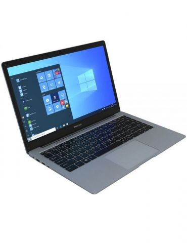 Laptop Prestigio SmartBook 141 C7, Intel Celeron N3350, 14.1inch, RAM 4GB, eMMC 128GB, Intel HD Graphics 500, Win 10, Dark Grey 