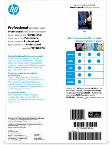 HP Professional Business Paper, Glossy, 200 g m2, A4 (210 x 297 mm), 150 sheets