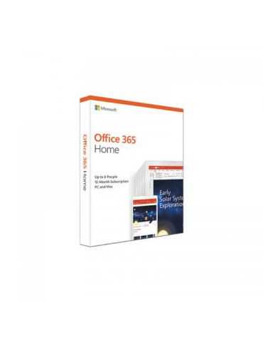 Microsoft Office 365 Family (Home) 2020, Romana, Medialess Retail, Subscriptie 1 year/6 User Microsoft - 1