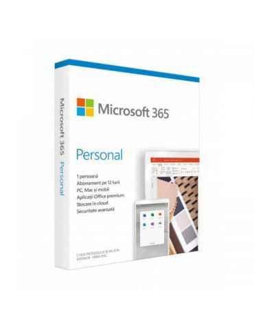 Microsoft 365 Personal Romana 32-bit/x64, 1 An, 1 Utilizator, Medialess Retail Microsoft - 1