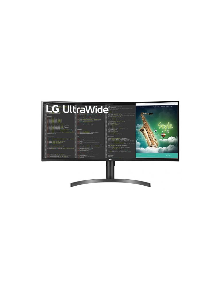 Monitor LED Curbat LG 35WN75CN-B, 35inch, 3440x1440, 100Hz, 5ms GTG, Black