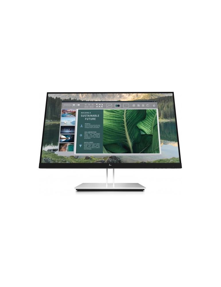 Monitor LED HP E24u G4, 23.8inch, Full HD, 60Hz, 5ms GTG, Black-Silver