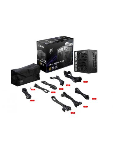 MSI MPG A1000G PCIE5 unități de alimentare cu curent 1000 W 20+4 pin ATX ATX Negru