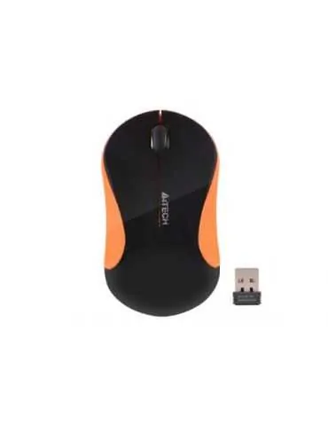 Mouse Optic A4Tech V-Track G3-270N-1, USB Wireless, Black-Orange A4tech - 1 - Tik.ro